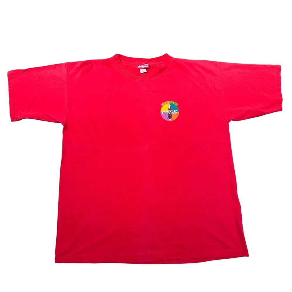 Vintage Coca-Cola Always Red Graphic T-Shirt‎ XL Made in USA 90s Pop Art Tee